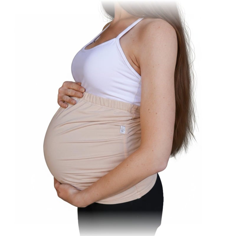 DefenderShield EMF 5G Radiation Blocking Baby Belly Band for Pregnancy Maternity Viscose made from BambooCotton Blend Small 210 US